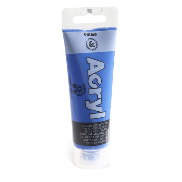 Colore acrilico Primo in tubetto in polietilene 75 ml - 540 blu cobalto 420TA75540