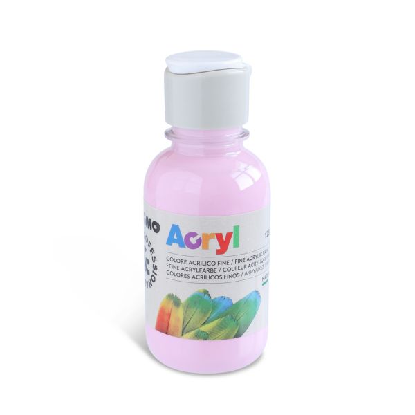 Colore acrilico Primo in bottiglia PET con tappo dosatore 125 ml - 340 rosa - 402TA125340