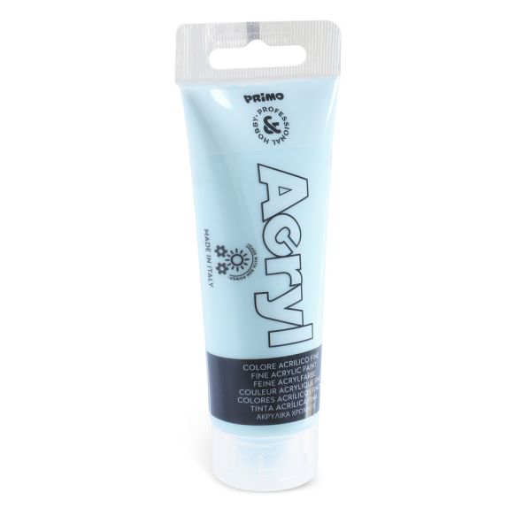 Colore acrilico Primo in bottiglia PET con tappo dosatore 75 ml - 512 acqua marina - 420TA75512