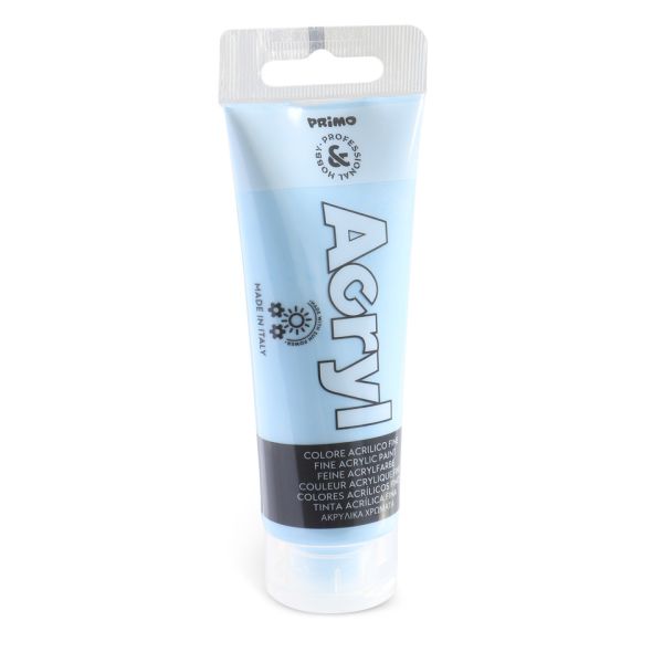 Colore acrilico Primo in bottiglia PET con tappo dosatore 75 ml - 510 azzurro cielo - 420TA75510