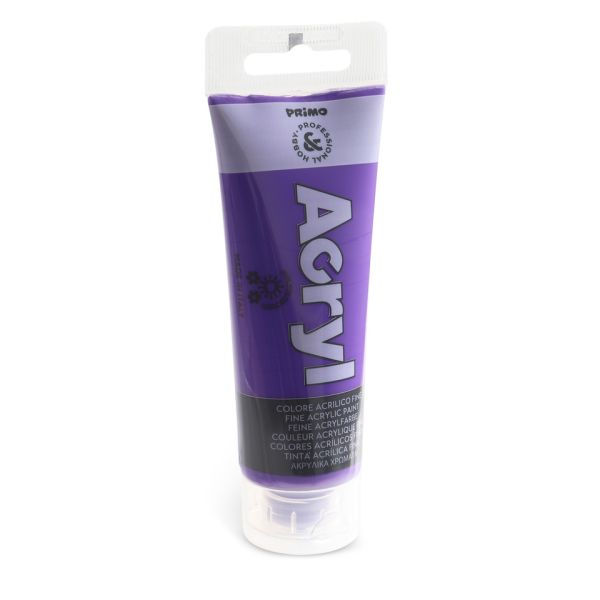 Colore acrilico Primo in bottiglia PET con tappo dosatore 75 ml - 400 viola 420TA75400