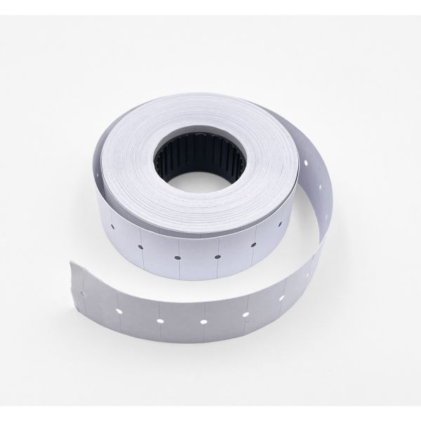 Rotolo etichette per prezzatrice Lebez colore bianco - 10 rotolini da 1000 etichette - 169