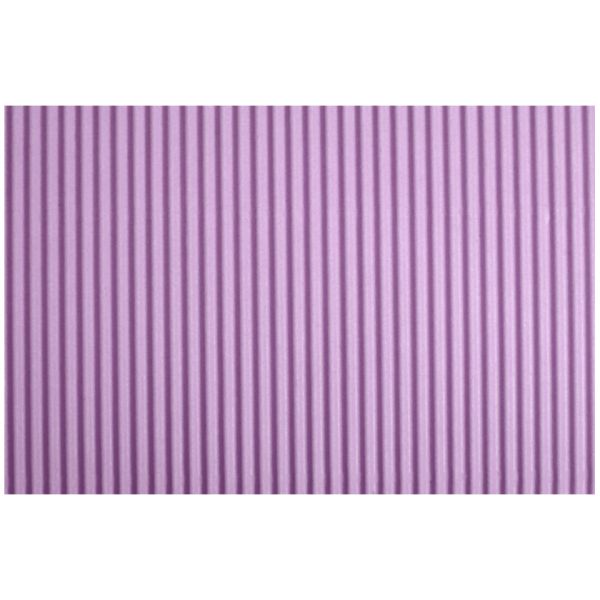 Cartoncino ondulato Deco Cannetè 50x70 cm - 230 gr viola - conf. 10 pezzi - 2206/14