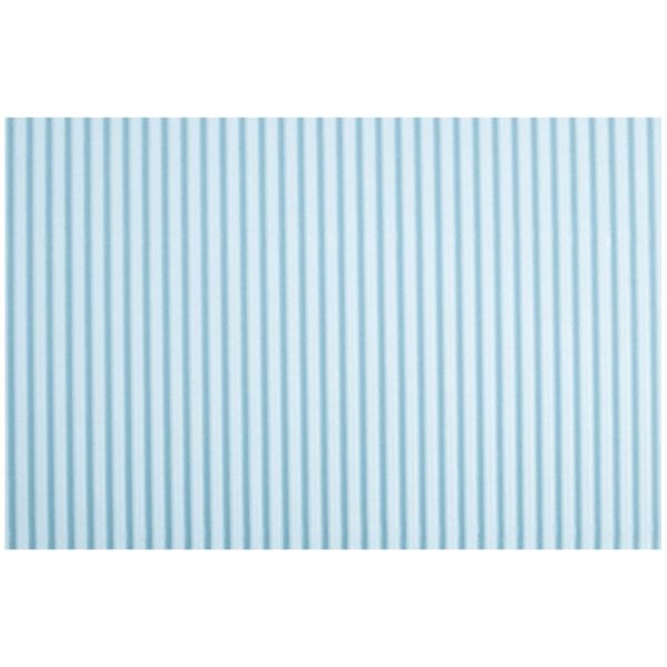 Cartoncino ondulato Deco Cannetè 50x70 cm - 230 gr azzurro - conf. 10 pezzi - 2206/9