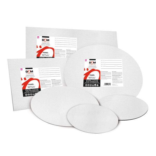 Cartone telato per pittura DOM 300 g 20x30 cm - bordo 3 mm - 354/2030