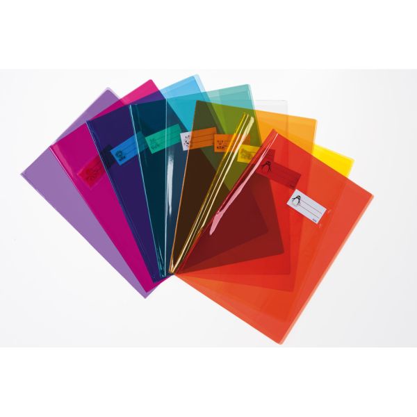 Coprimaxi Favorit C28E cristallo formato A4 in PVC arancio spessore 140 μm - 100500972