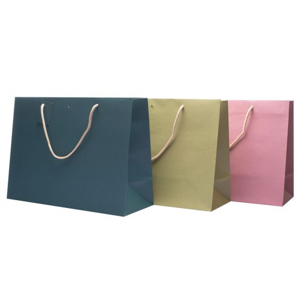 Borsa in carta Kraft Decoration 24x24x19,5 cm - conf. 12 colori assortiti - SHN201MIX
