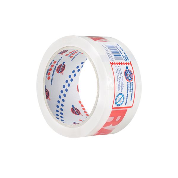 Nastro adesivo per imballo Eurocel formato 50x66 m - scritta fragile 1000000391