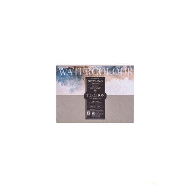 Carta per acquerello Fabriano Watercolor 300 g granda rotonda - 18x24 cm - 20 fogli - 19100275
