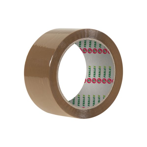 Nastro da imballo silenzioso Fralex 50 mm x 66 m 25µ  - conf. 6 pezzi - avana - 4025080066AP1591