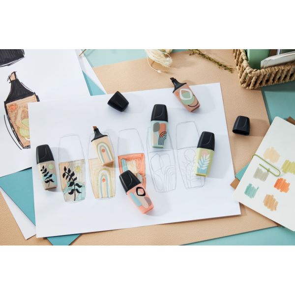 Espositore 50 evidenziatori Stabilo Boss® Mini NatureVibes - colori assortiti - 07/50-11-1