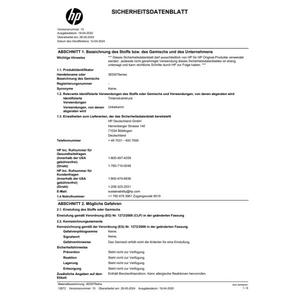 Cartuccia Ink 712 - 29 ml HP ciano  3ED67A