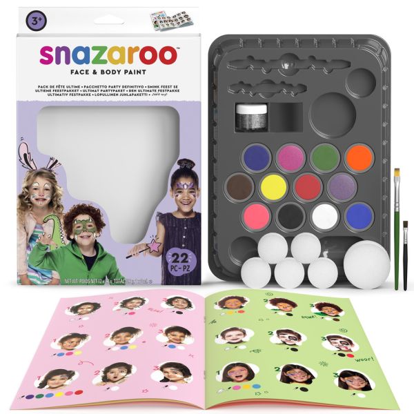Set per il trucco Snazaroo in colori assortiti speciale feste 1172247