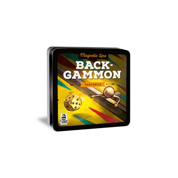 Gioco tascabile Cranio Creations Magnetic Line – Backgammon età 5+ 2 giocatori - CC353