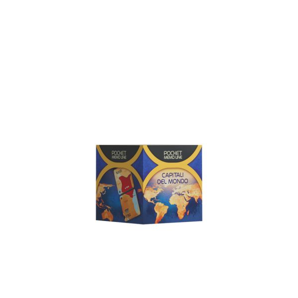 Gioco da tavolo  tascabile Cranio Creations Pocket Memo Line - Capitali del Mondo età 5+ da 2 a 4 giocatori -