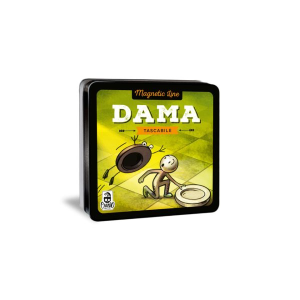 Gioco tascabile Cranio Creations Magnetic Line – Dama età 6+ 2 giocatori CC354
