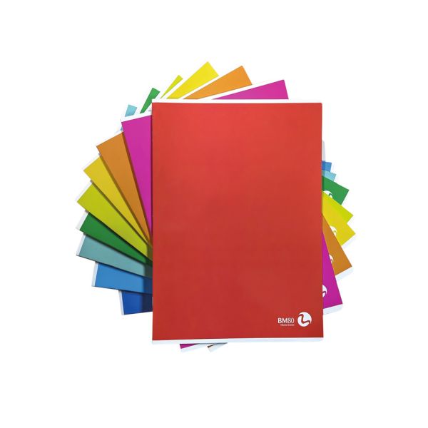 Maxi quaderni Be More Color Basic A4 80 g/m² rigatura 1R - 20 ff + risguardo colori assortiti - conf. 10 pz - 0110605