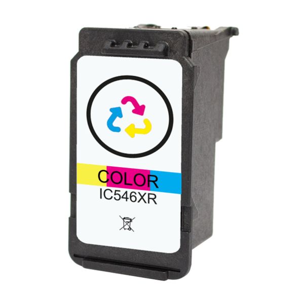 Cartuccia Aster rigenerata Canon CL-546XL - 8288B001 - colori ciano/magenta/giallo - IC546XR