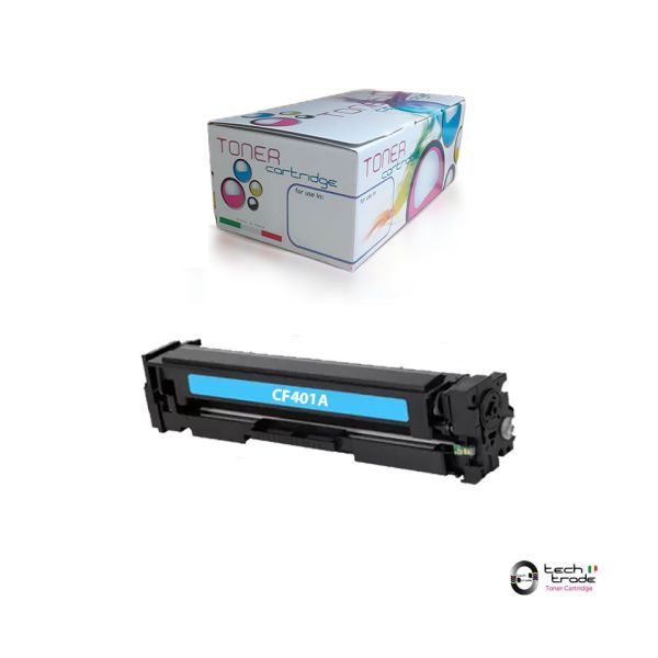 Toner Tech Trade rigenerato HP 201A (CF401A) ciano - TTPHPCF401A