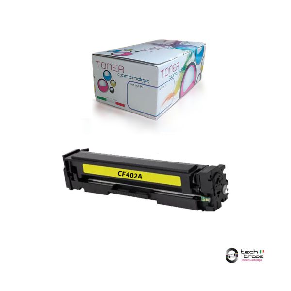 Toner Tech Trade rigenerato HP 201A (CF402A) giallo - TTPHPCF402A