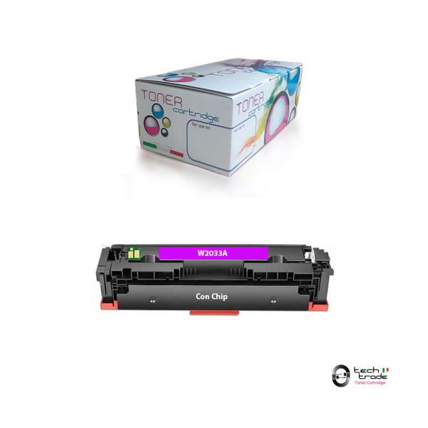 Toner Tech Trade rigenerato HP 415A - W2033A magenta - TTPHPW2033A-CHIP