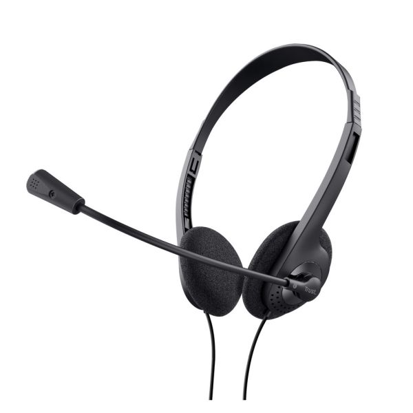 Cuffie con microfono TRUST Primo Chat nero 21665
