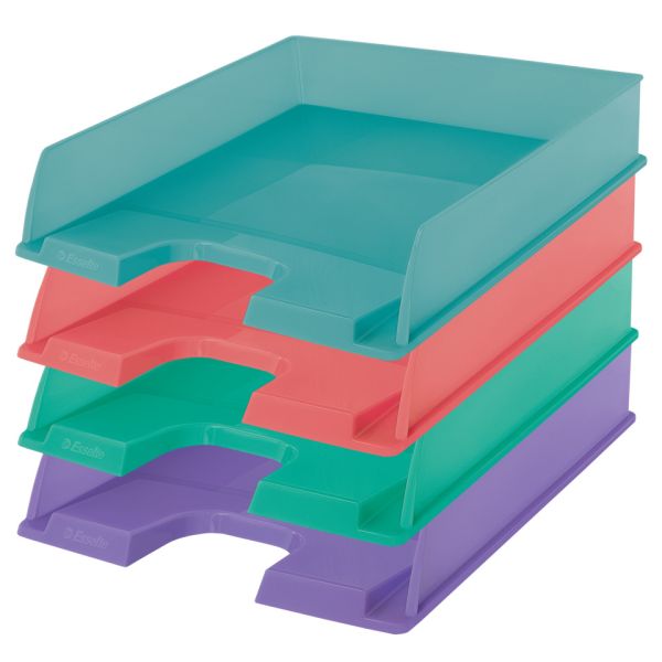 Vaschetta portacorrispondenza Esselte Colour'Breeze A4 in polistirolo - colori assortiti - 626276