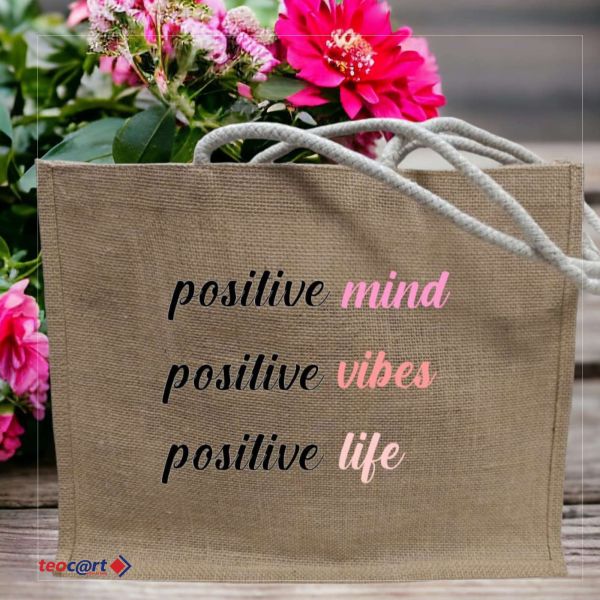 Bag in Juta Be positive