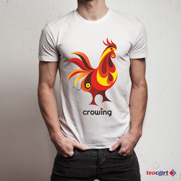 T-shirt il canto del gallo