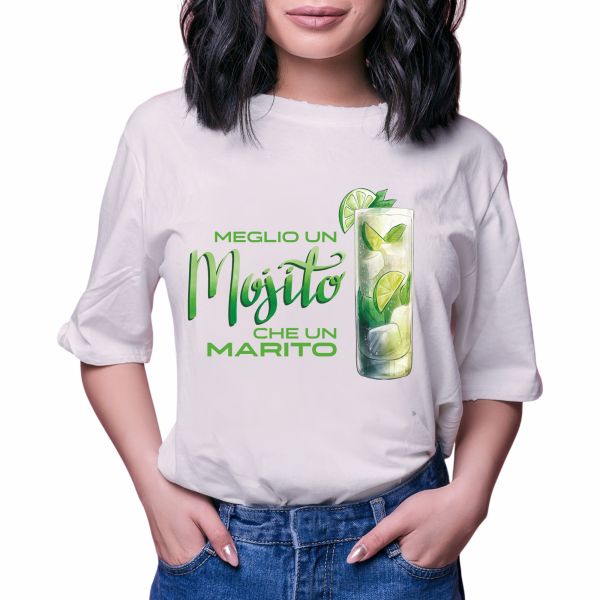 T-shirt meglio un mojito che un marito