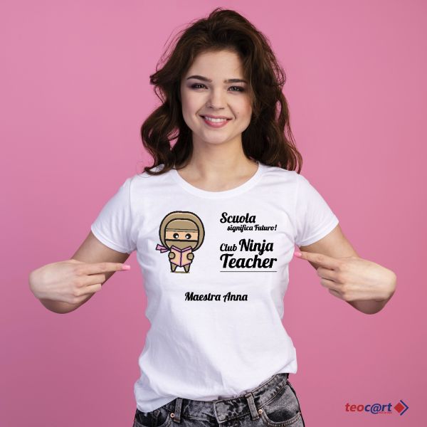 T-shirt ninja teacher