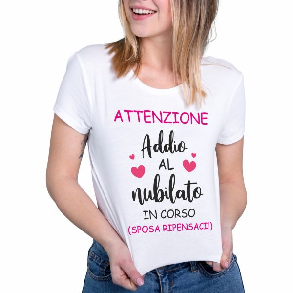 T-shirt addio al nubilato "In corso"