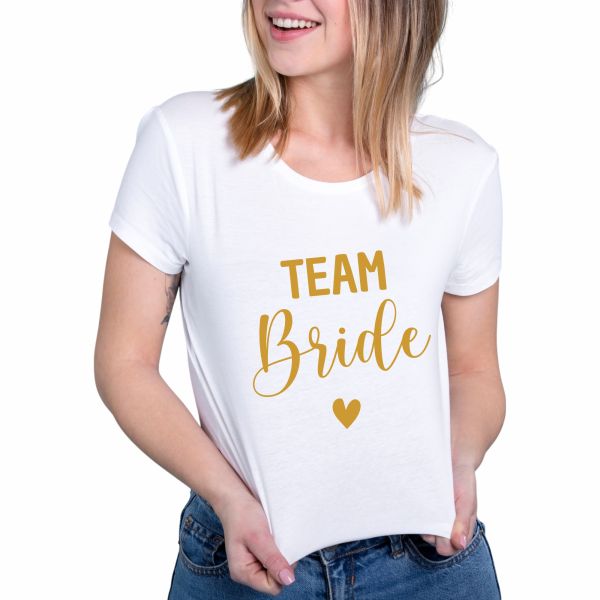 T-shirt addio al nubilato "Team Bride"