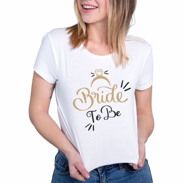 T-shirt addio al nubilato "Bride to be"