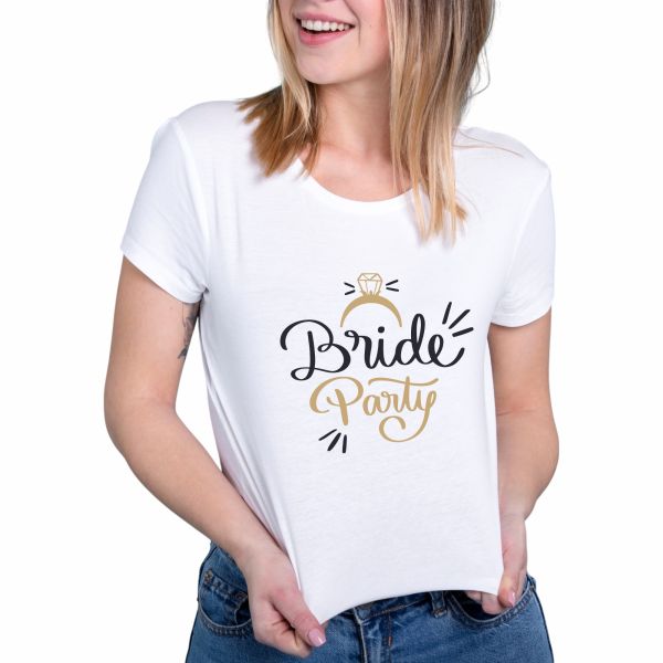 T-shirt addio al nubilato "Bride party"