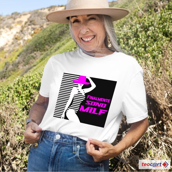 T-shirt Finalmente sono milf