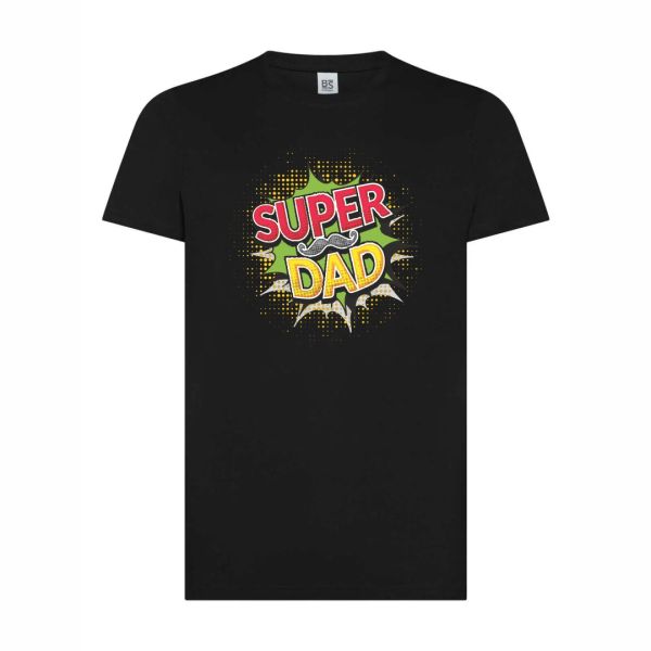 T-Shirt Uomo "Super Dad" – Stile Comic Pop Art