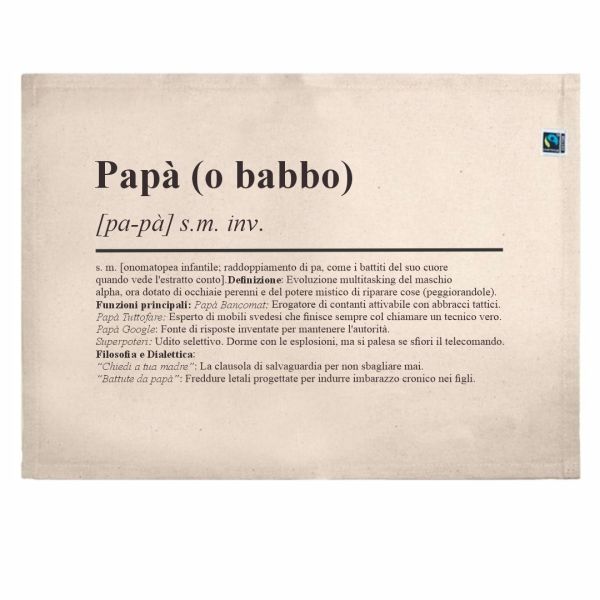 Tovaglietta festa del papà - Definizione di papà