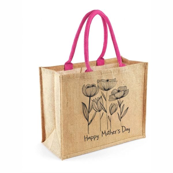 Bag in Juta  Happy Mother's day